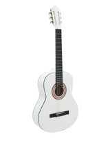 DiMavery AC-303 klassisk gitar, hvit