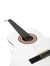 DiMavery AC-303 klassisk gitar, hvit