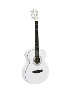 DiMavery AW-303 Western Gitar - Hvit