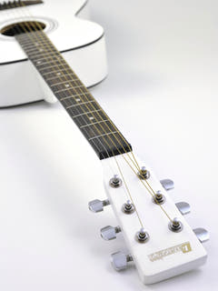 DiMavery AW-303 Western Gitar - Hvit