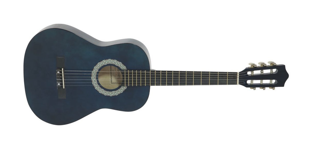 DiMavery AC-303 klassisk spansk gitar 3/4 (blå)