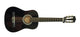 DiMavery AC-303 klassisk spansk gitar 1/2 (svart)