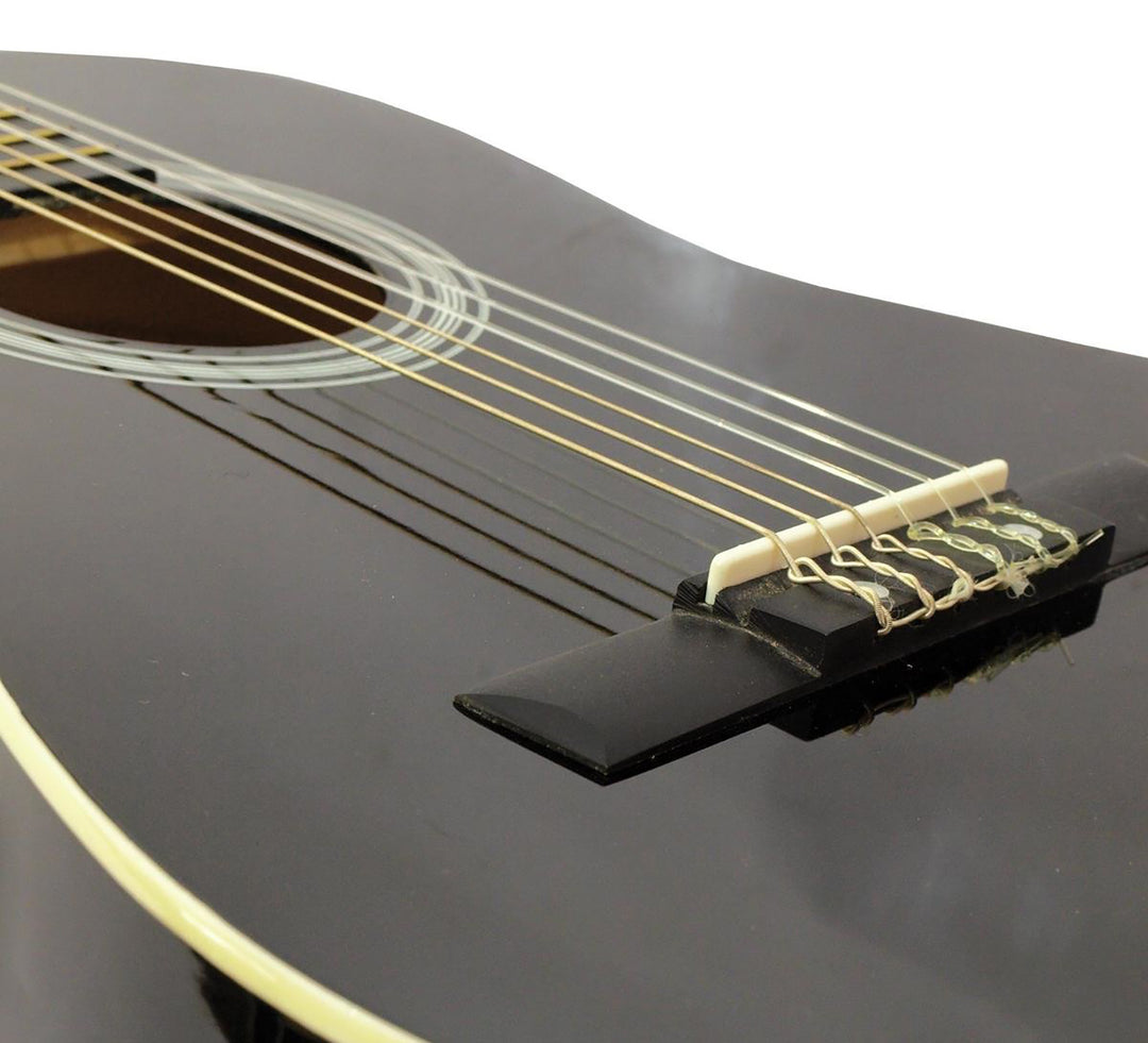 DiMavery AC-303 klassisk spansk gitar 1/2 (svart)
