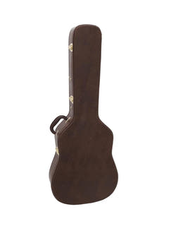 DiMavery Flightcase vestlig gitar, brun