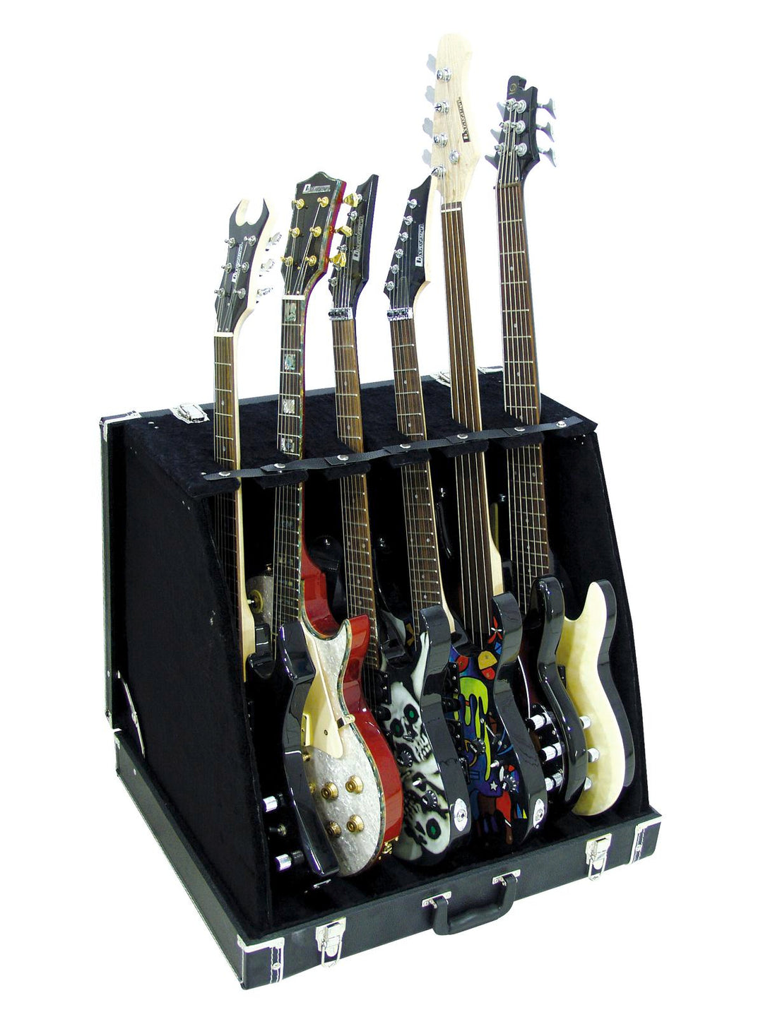 DiMavery Flightcase Stand for 6 gitarer