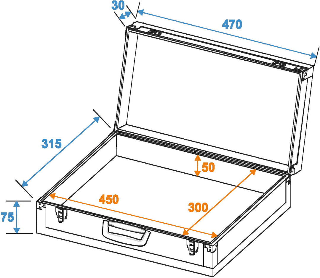 DiMavery Flightcase for pedaler store
