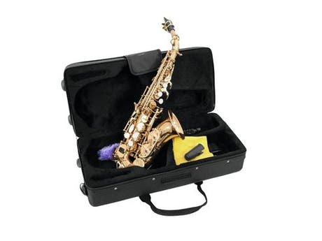 DiMavery SP-20 Bb Sopransaxofon, gull