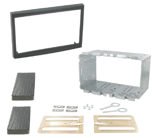 2-DIN-sett for Peugeot 207 & 307 med baksensor