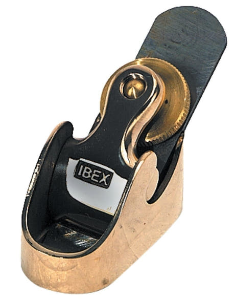 Ibex hvelvingshøvel med skrue, buet såle, 36 mm