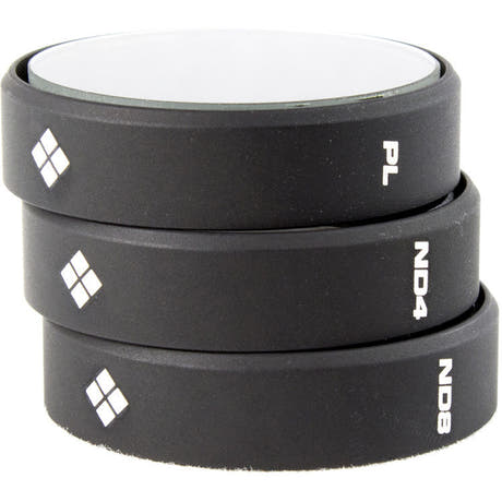 PolarPro DJI Phantom 3, 3-pakning med PL-, ND4- og ND8-filter for DJI Phantom 3