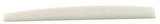 Fire & Stone plastsadel, western-gitar, buet, 76,9 x 8,4 x 2,9 mm