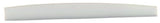 Fire & Stone plastsadel, western-gitar, buet, 77,0 x 9,4 x 3,0 mm