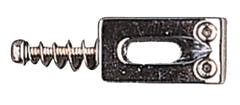 Partsland-sadler for Stratocaster-modeller – 10,8 mm brede, krom