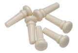 GEWA endeknapp i offwhite PVC til gitarer, 6 stk.