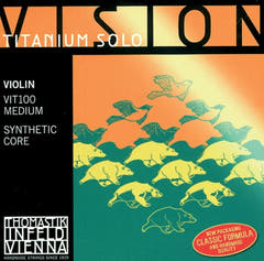 Thomastik-Infeld Fioliner-strenger Vision Titanium solo syntetisk kjerne - Medium (VIT100)