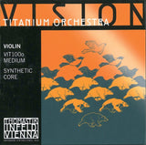 Thomastik-Infeld Fioliner-strenger Vision Titanium ochestra syntetisk kjerne - Medium (VIT100o)