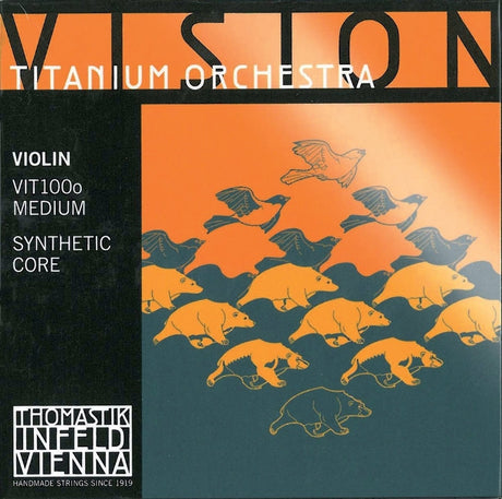 Thomastik-Infeld Fioliner-strenger Vision Titanium orkester syntetisk kjerne – Medium (VIT04o)