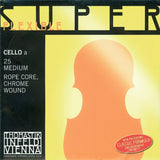 Thomastik-Infeld Celloer-strenger Superflexible stålkjerne - Sterk (25st)