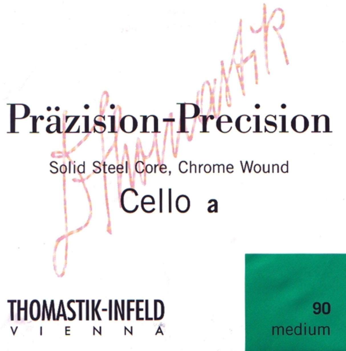 Thomastik-Infeld Celloer-strenger Precision stål massiv kjerne - Myk (93w)