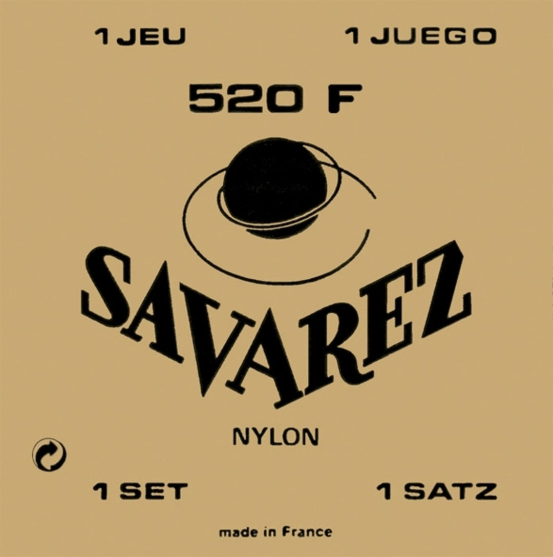 Savarez strenger til klassisk Gitarer Traditional concert 520 - Sett normal G3w (520F)