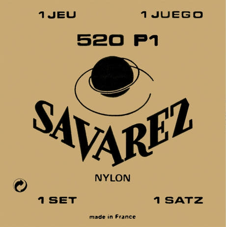 Savarez strenger for klassisk gitar tradisjonell konsert 520 – sett normal Treble w (520P1)