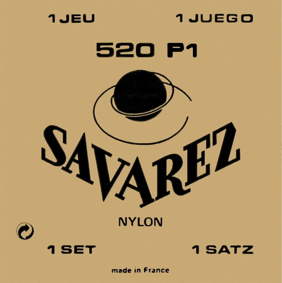 Savarez strenger for klassisk gitar tradisjonell konsert 520 – sett normal Treble w (520P1)