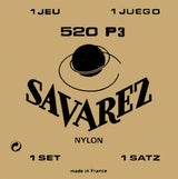 Savarez strenger for klassisk gitar Traditional concert 520 - sett normal G3w (520P3)