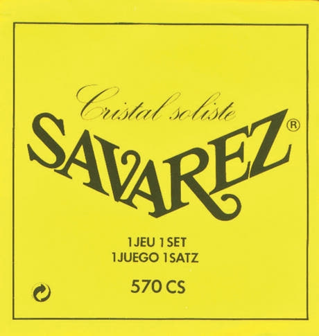 Savarez strenger til klassisk gitar Cristal Soliste - Sett høy (570CS)