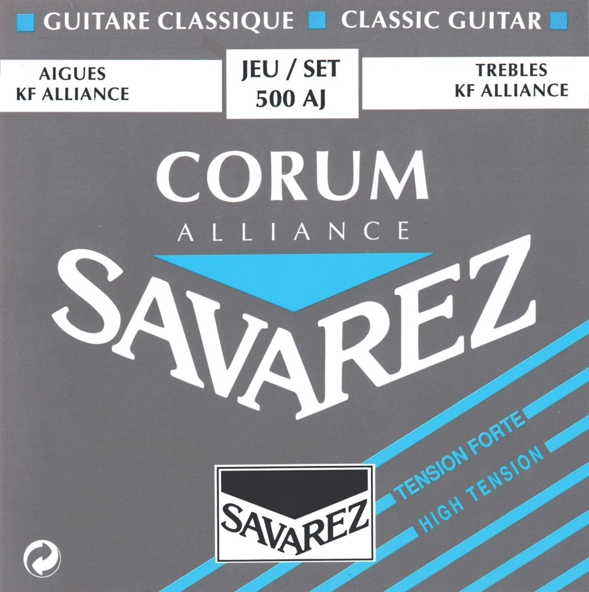 Savarez strenger til klassisk Gitarer Alliance Corum - sett, høy spenning (500AJ)