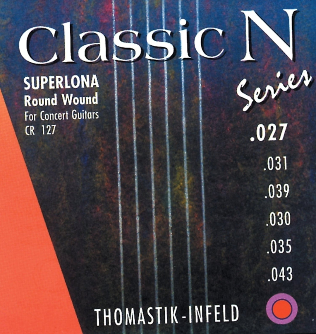 Thomastik-Infeld strenger til klassisk Gitarer Classic N Series. Superlona - Sett (CR127)