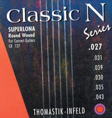Thomastik-Infeld strenger til klassisk Gitarer Classic N Series. Superlona - Sett (CR127)