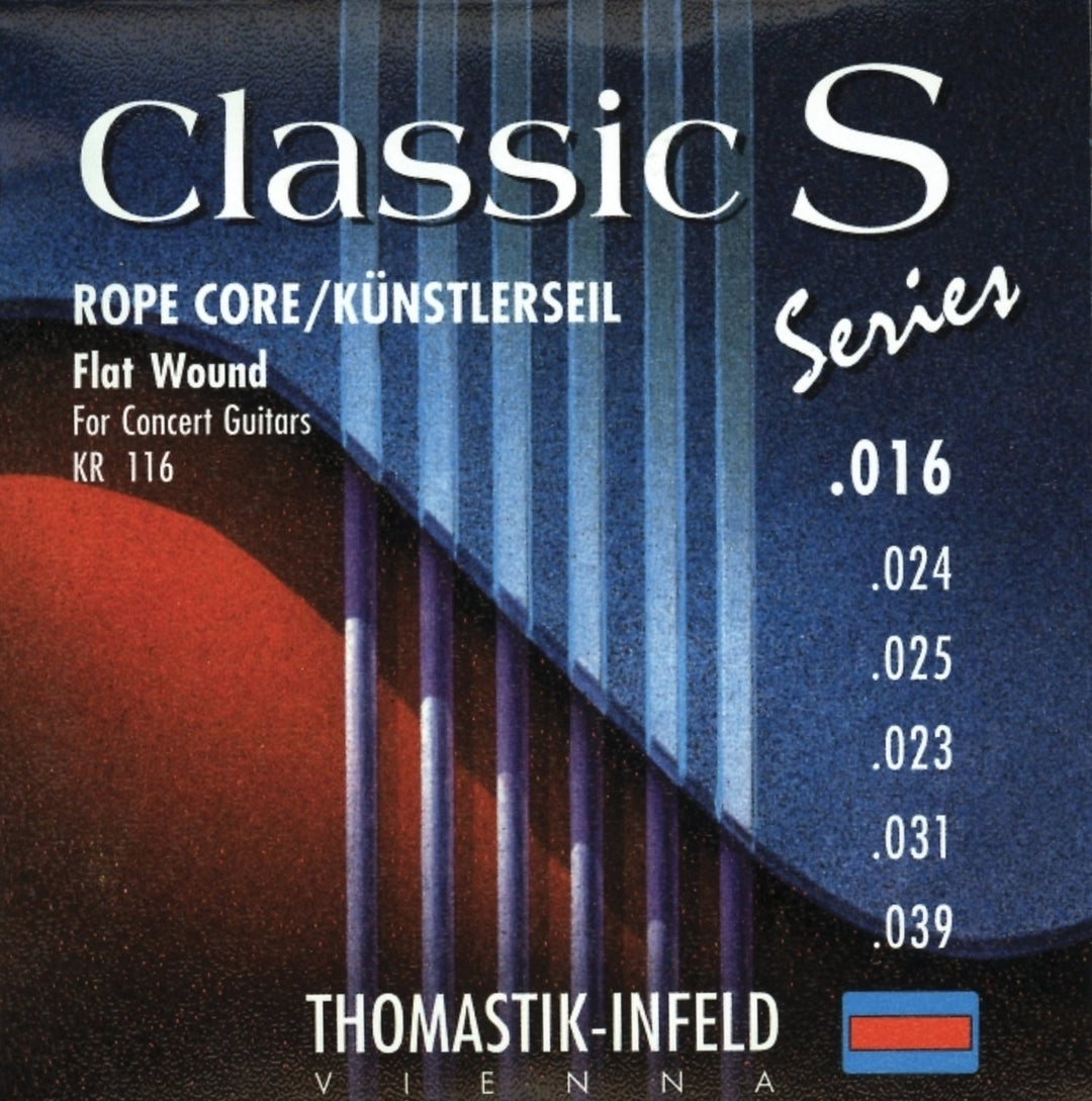 Thomastik-Infeld strenger til klassisk gitar Classic S Rope Core - sett (KR116)