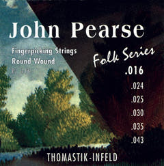 Thomastik-Infeld strenger for klassisk gitar John Pearse Folk Series Light - sett (PJ116)