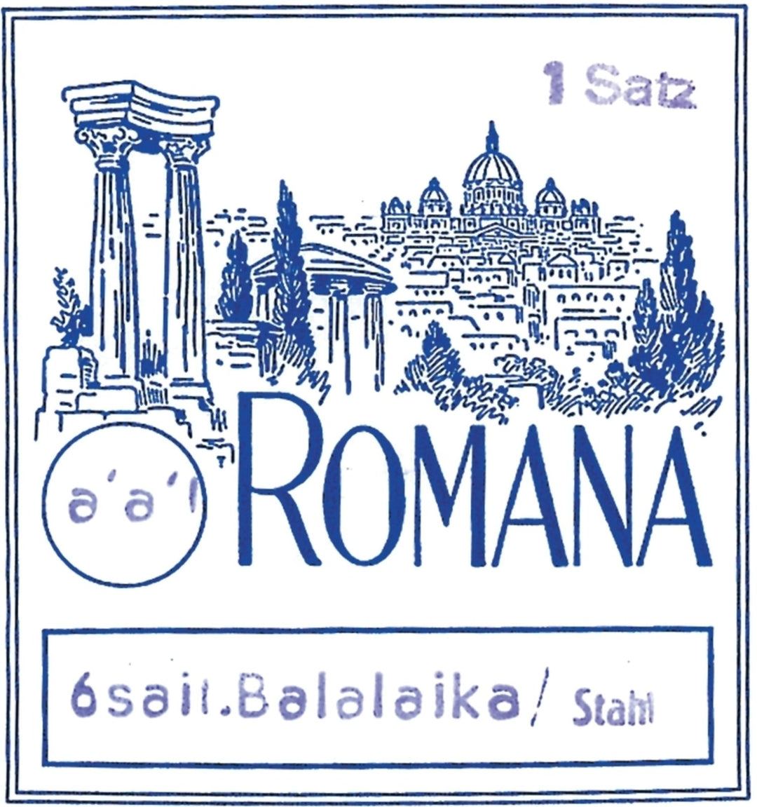 Romana balalaika-strenger Prim - sett 3-strengers