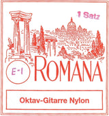 Romana oktavgitarstrenger - Sett nylon