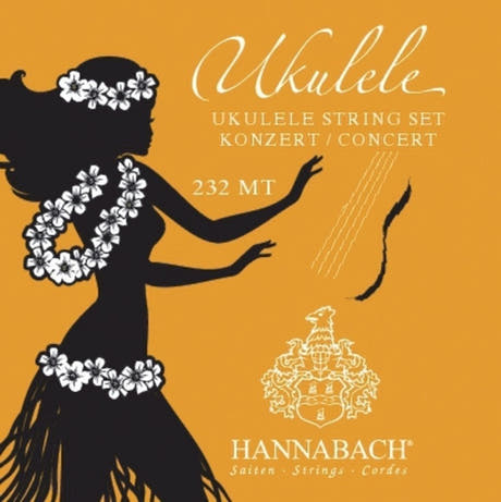 Hannabach 232 strengsett til konsertukulele, hawaiisk stemming