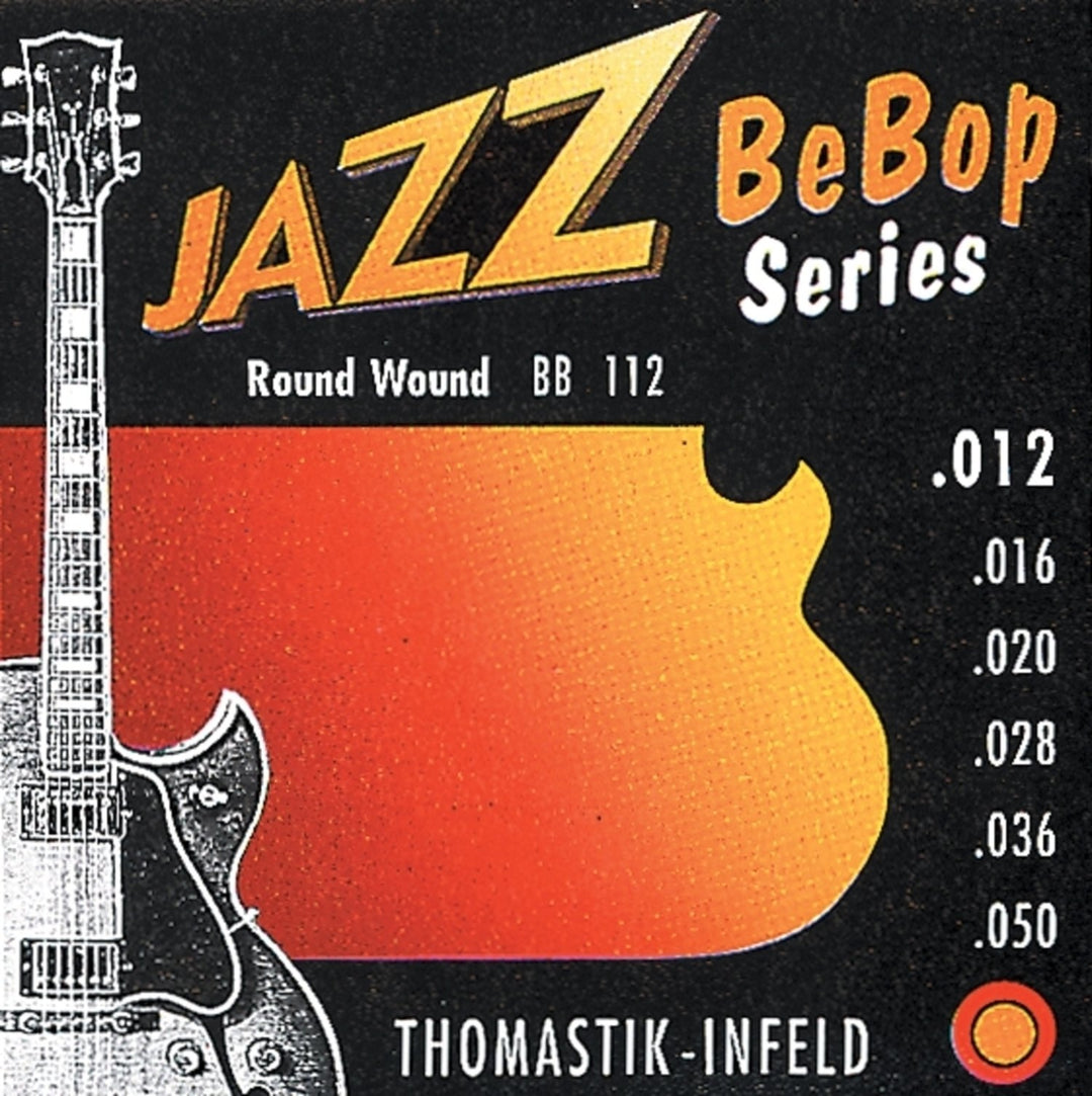 Thomastik-Infeld strenger til E-gitar Jazz BeBob-serien nikkel round wound - Sett 012rw (BB112)
