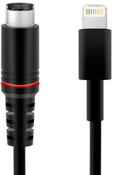 IK Multimedia Lightning til Mini-DIN strømkabel