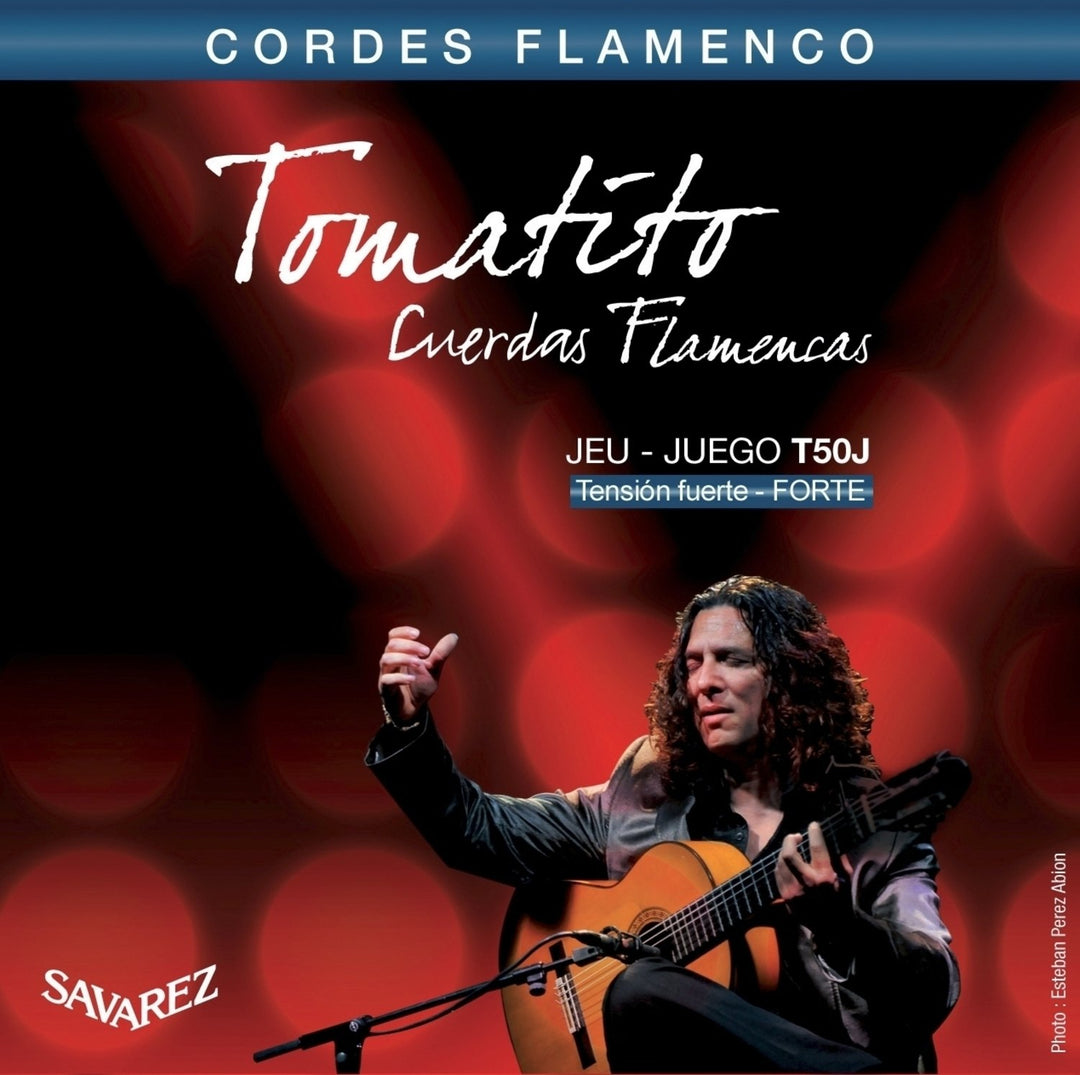 Savarez strenger til klassisk Gitarer Flamenco - sett, høy spenning (T50J)