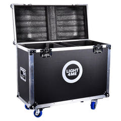 Light4Me flightcase for 2 pcs. Venom Zoom 350