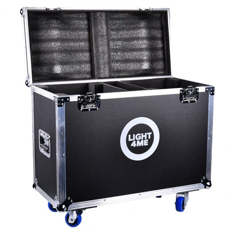 Light4Me flightcase for 2 pcs. Venom Zoom 350