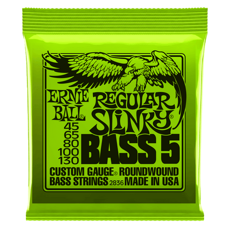 Ernie Ball Slinky Nikkel Wound Bass Strings (5)