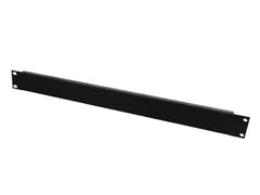 OMNITRONIC Frontpanel Z-19U-shaped, stål, svart 1U