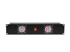 OMNITRONIC frontpanel Z-19 med 2 vifter, kablet 2U