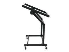 OMNITRONIC Rackstativ 12U/10U justerbart på hjul