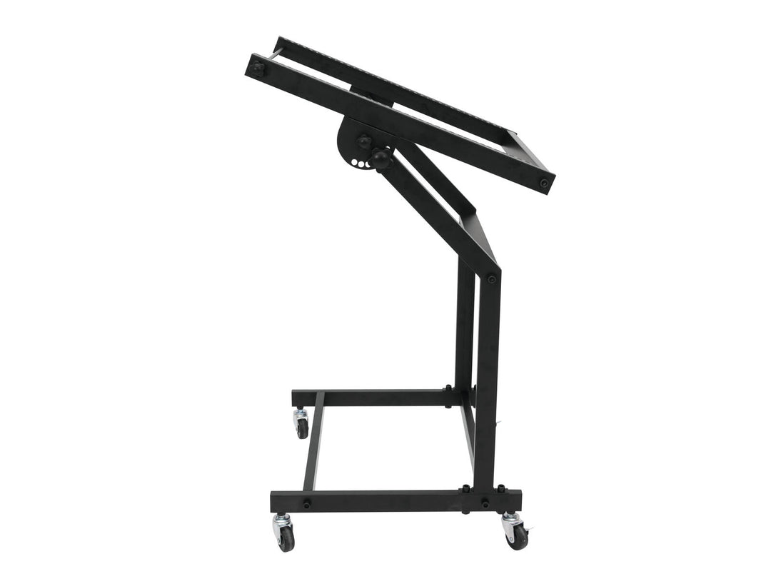 OMNITRONIC Rackstativ 12U/10U justerbart på hjul