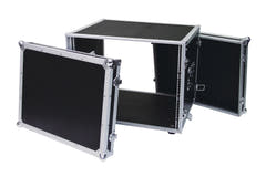 ROADINGER Effect Rack CO DD, 8U, 38cm dyp, svart