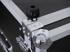 ROADINGER Effect Rack CO DD, 10U, 38cm dyp, svart
