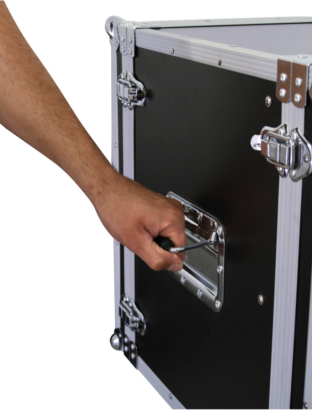 ROADINGER Effect Rack CO DD, 10U, 38cm dyp, svart
