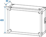 Amplifier Rack 8 Unit 45cm with wheels